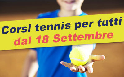Corsi Tennis 2023-2024